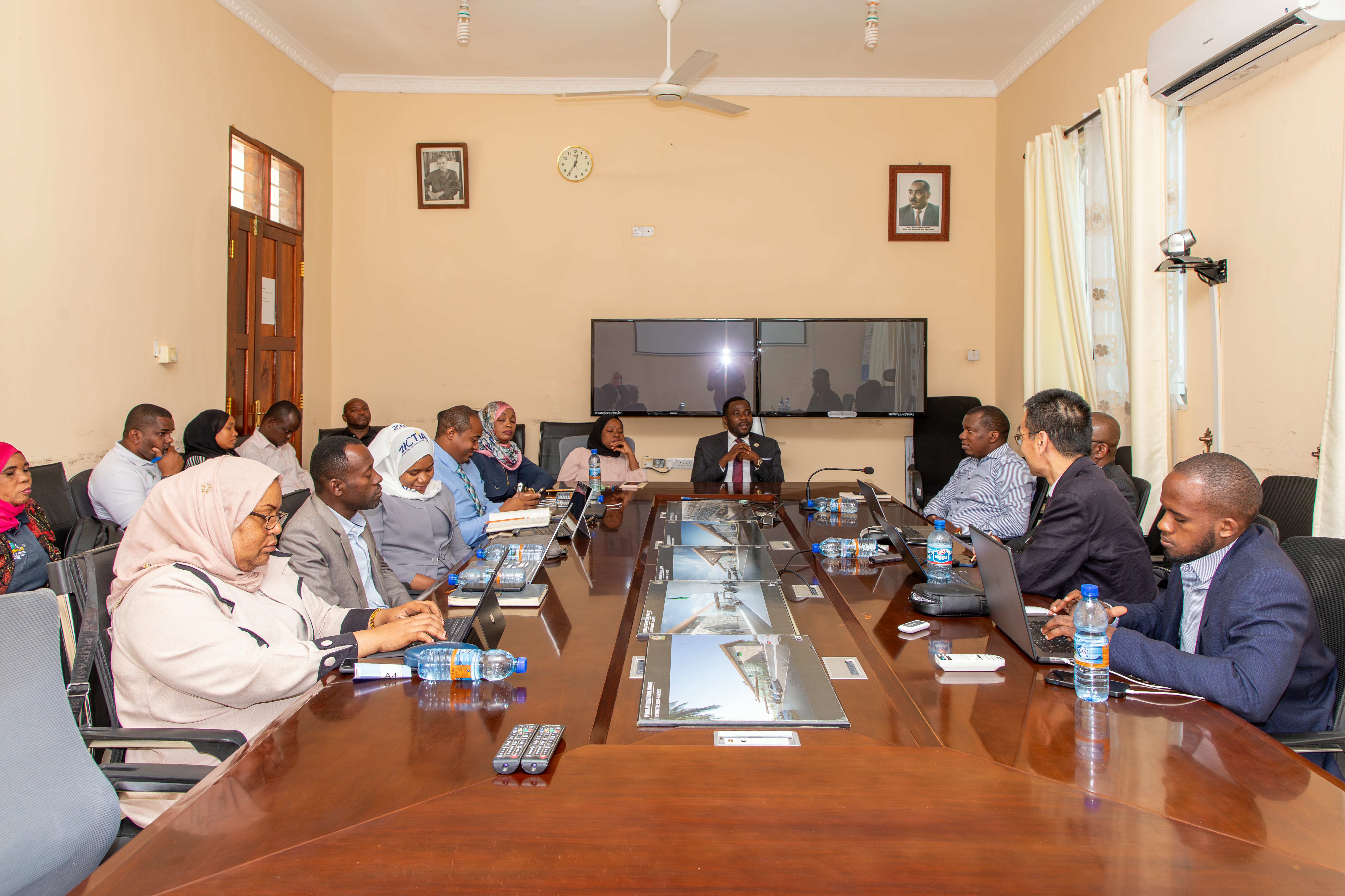 ZICTIA Presents ICT Infrastructure Masterplan and DR Feasibility Study to the Ministry.